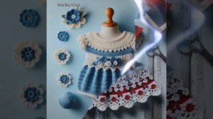 детское платье крючком | новое детское платье | #crochet #crochetfrocks #babydress #knitted #frock