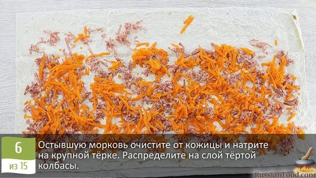 Закуска-салат. "ОЛИВЬЕ" В ЛАВАШЕ