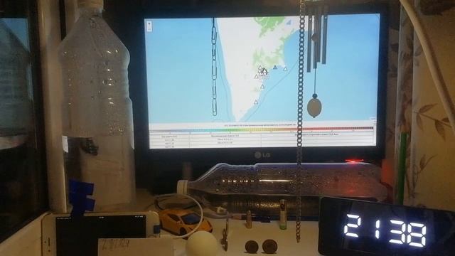 Землетрясение (Афтершок) на Камчатке (М4.4) Эпицентр был