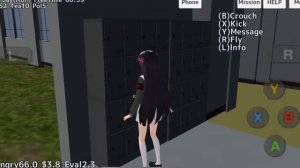 ::-Яндере челлендж!😨 9-ая соперница «Юми Коизуми» | School girls simulator