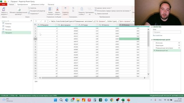 4.3 Построение сводных таблиц и сводных диаграмм по модели данных / Аналитик данных