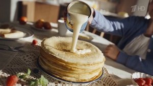 Реклама молоко Алексеевское - Блинный день