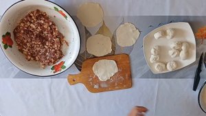 САМСА.Самса еттің фаршын жасалу жолы түю. түрі.Настоящ