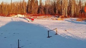 Буш самолёт, посадка дома