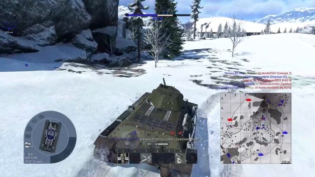 War Thunder.Аркадные бои 2,советская техника.