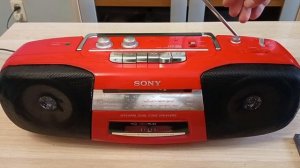 SONY CFS B5S мини-обзор и демонстрация работы аппарата от 29.
