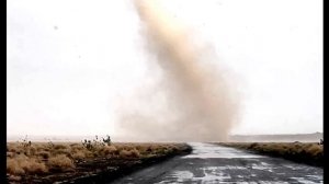 Смерч в Саудовской Аравии