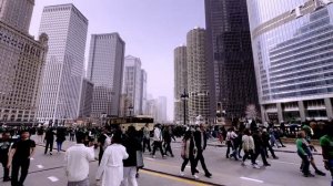 Прогулка по Чикаго. Зеленая река в честь Св Патрика