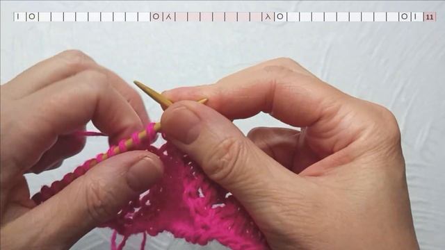 АЖУРНЫЙ УЗОР с РОМБАМИ и ОСТРЫМИ УГЛАМИ по краям. Для ШАРФОВ и ПАЛАНТИНОВ смотреть онлайн