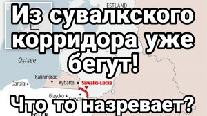 Из СУВАЛКСКОГО КОРРИДОРА УЖЕ БЕГУТ
