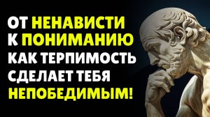 Твоя НЕНАВИСТЬ К ДРУГИМ Уничтожит Тебя ИЗНУТРИ! Как ТЕРПИМОСТЬ делает тебя НЕПОБЕДИМЫМ