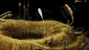 Часть 30 Прохождение игры Samorost 3 Гном трясет семечко из штуки с циферблатами и оно прорастает