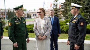 А.Цивилева посетила военный институт физической культуры