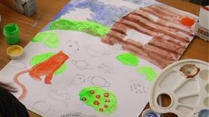 Конкурс детского рисунка в школе Тутти