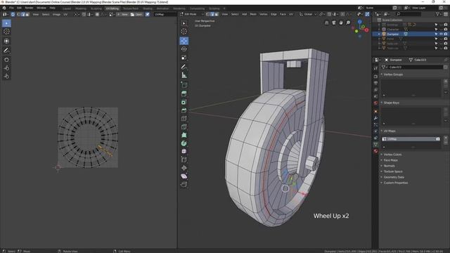 03. UV Mapping the Wheel