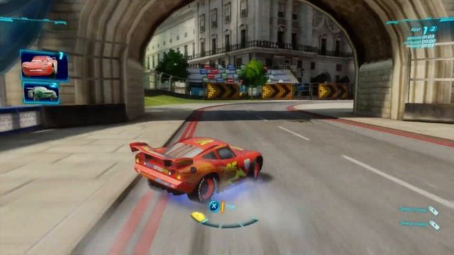 Тачки 2 (Xbox 360) | Гонка | 2 круга | Букингемский спринт | Мо? смотреть онлайн