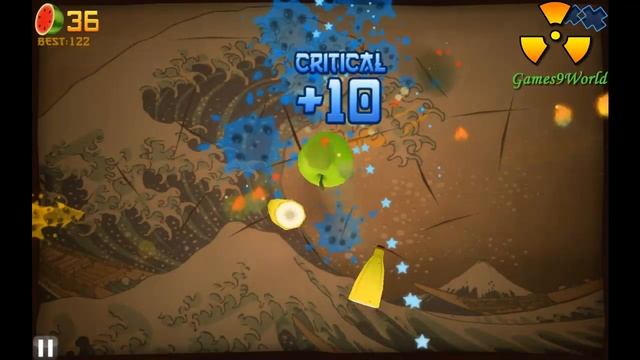 Смотр игры Fruit Ninja HD от Games9World смотреть онлайн