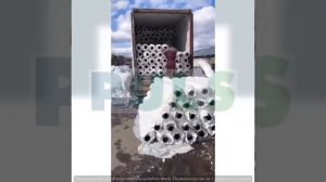 Погрузка дренажной системы без щебня ЛайтДрэин