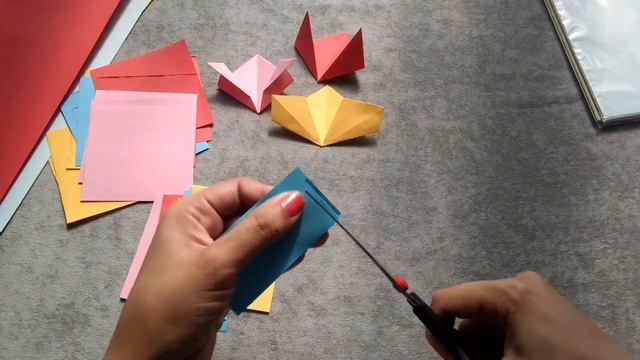 Цветочки из бумаги для детских поделок_часть 1 смотреть онлайн