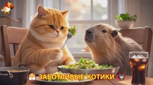 Заботливые котики спешат на помощь (34)