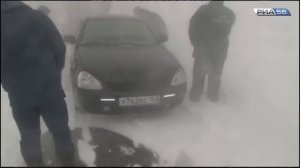 Трасса Оренбург-Орск. Сотрудники МЧС ликвидировали сн