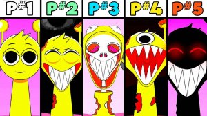 Банановая каша Incredibox Sprunki _ Фаза 1 против фазы 2 против фазы 3 против фазы 4 против фазы 5