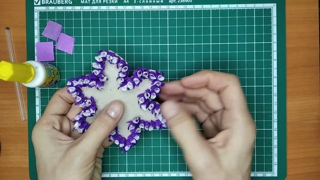 снежинка торцевание смотреть онлайн