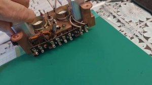 Обзор элементов блока УКВ радиолы "Эстония 3М" 1964 года.