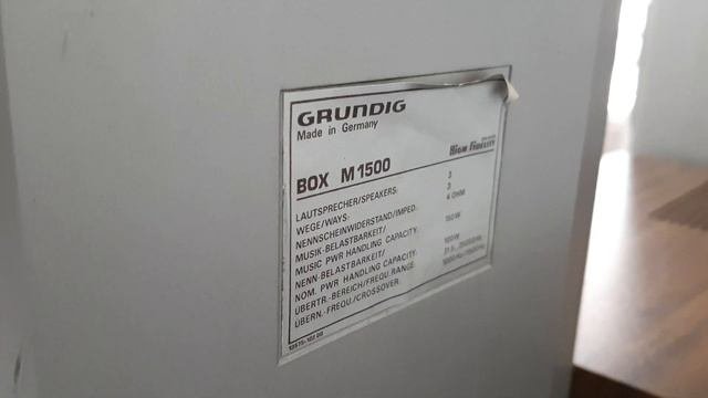 Тест вінтажної акустичної системи GRUNDIG BOX M1500 - 1981 року ?
