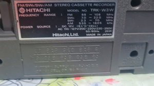 Hitachi TRK-W3W приятный малыш