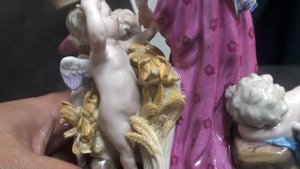 Мейсен композиция 1860-80е годы в отличном состоянии на продажу