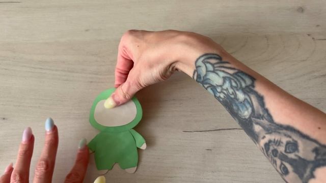 Labubu. Делаю лабубу из бумаги. Развлекательное видео для детей