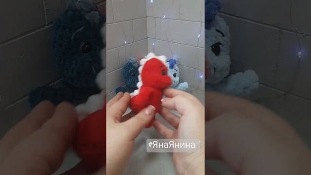 Дракон из плюшевой пряжи/по мастер классу @love-knitting  #брелки #дракон #новыйгод #символгода смотреть онлайн