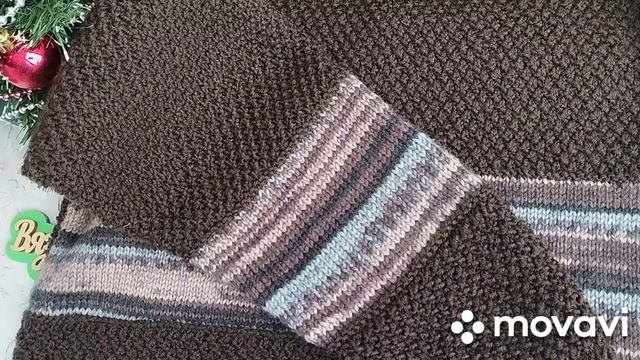 Вязание. 💥 МУЖСКОЙ ДЖЕМПЕР из LANOSO BONITO. Готовая работа. Обзор.🧶🧶🧶