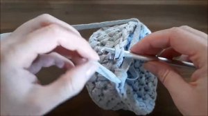 Узор ШИШЕЧКИ крючком из трикотажной пряжи. Crochet bumps or knobble pattern