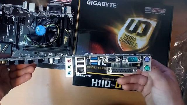 Распаковка "Gigabyte GA-H110" из rozetka.com.ua смотреть онлайн