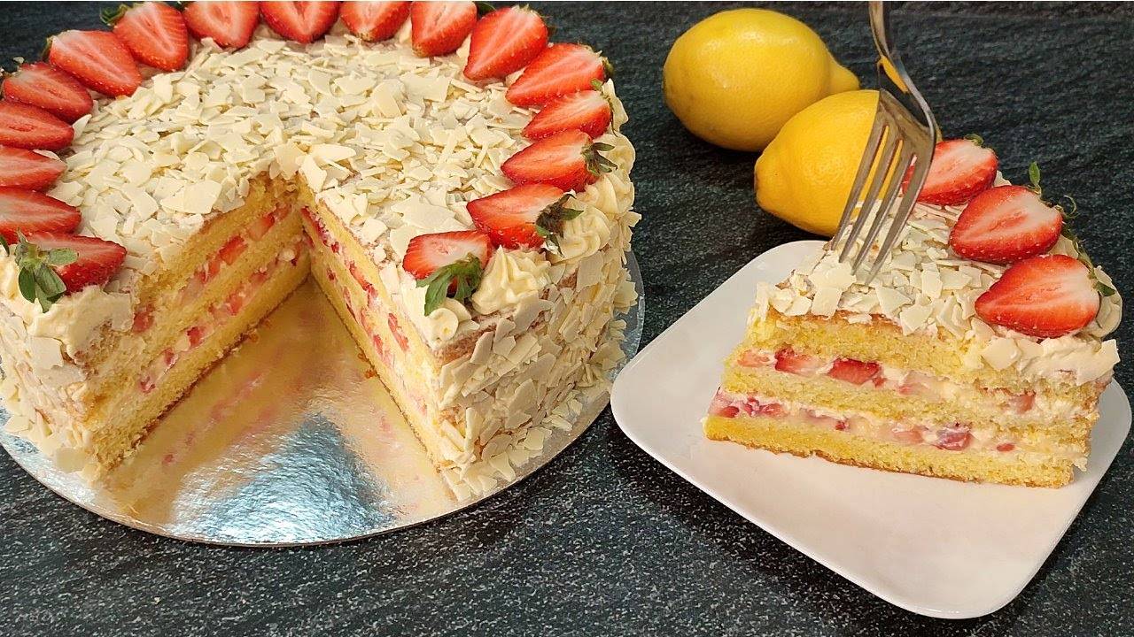 Торт МАЙСКИЙ! Недорогой, быстрый, вкуснейший торт! Тает во рту, освежающий! Быстро и просто!