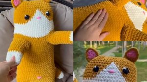 МК Кот батон- тг БАКЛАГО🔥 #crochet #вязание #амигуруми #вя?