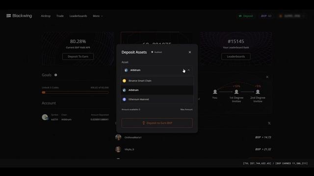 Blackwing - простые действия для Airdrop. Ещё не поздно! Новые возможности для заработка поинтов. смотреть онлайн