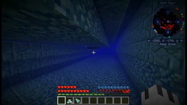 Майнкрафт. Выживание "Вампира-оборотня (гибрида)!" 20-часть "Морское царство!"