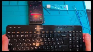 Logitech K360 обслуживание и смазка