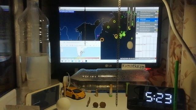 Землетрясение на Камчатке (Афтершок) (М5.0) Эпицентр был
