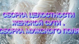 БЛИЗНЕЦОВЫЕ ПЛАМЕНА. СБОРКА ЖЕНСКОЙ СУТИ И МУЖСКОГО ПОЛЯ часть2 #близнецовыепламена#близнецовыедуши