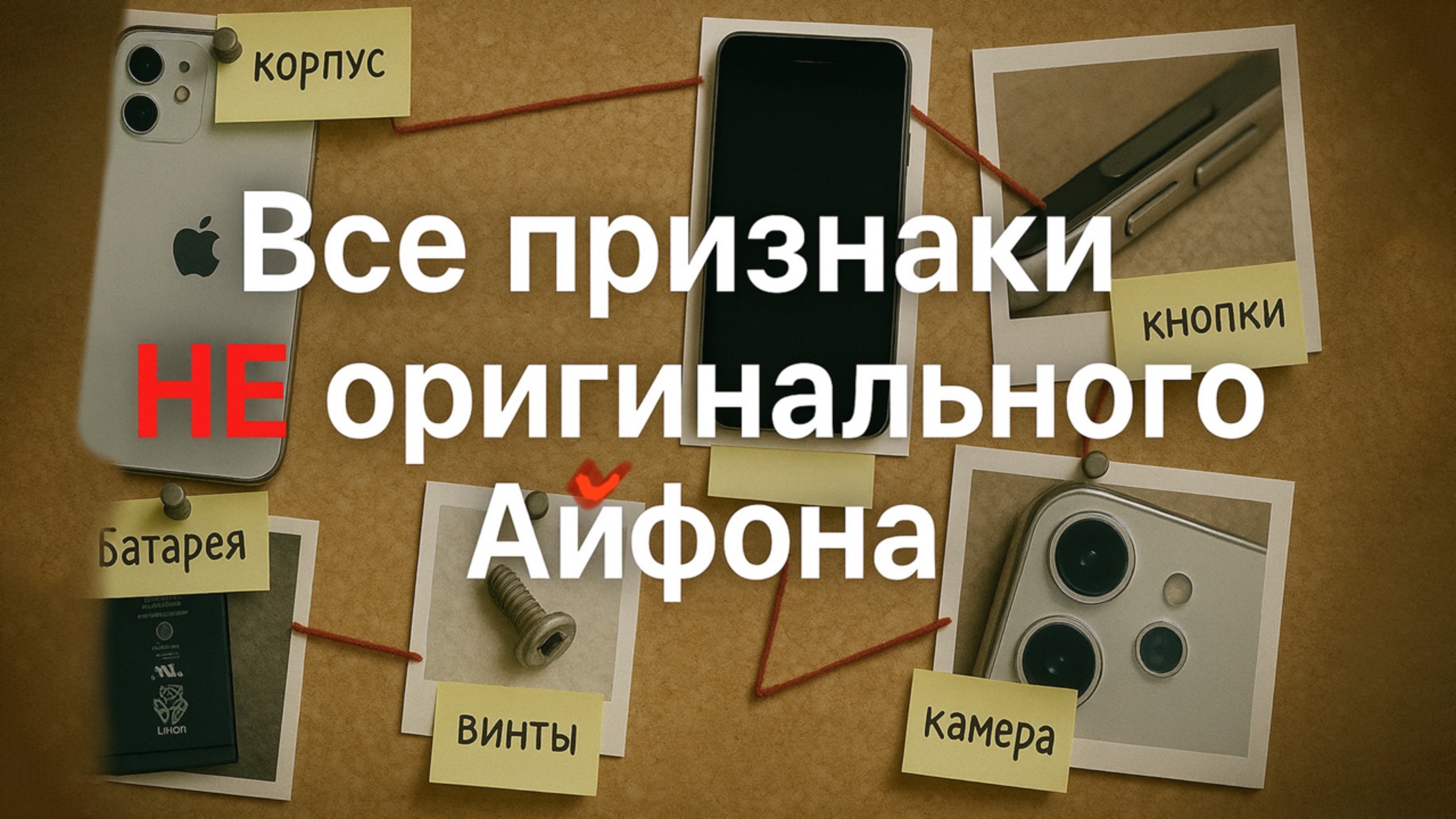Все признаки НЕ оригинального Айфона!