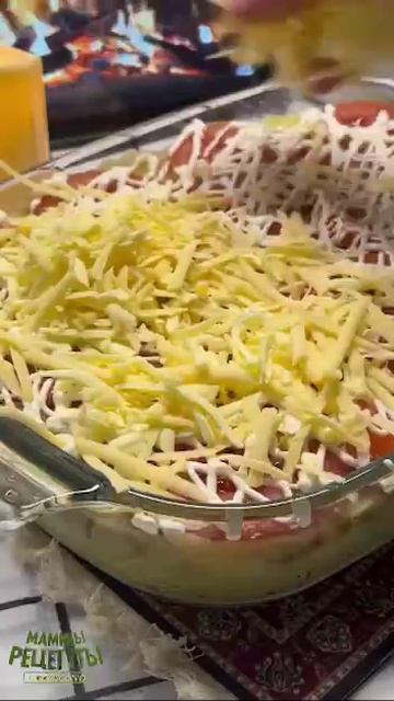🍲 Нежная запеканка с фаршем