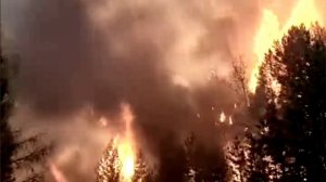 Сильные пожары в Читинском районе Забайкальского края