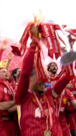 Liverpool Lift The Premier League TROPHY