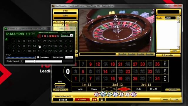R-Matrix 1.7. Новая супер программа для рулетки 2012 смотреть онлайн