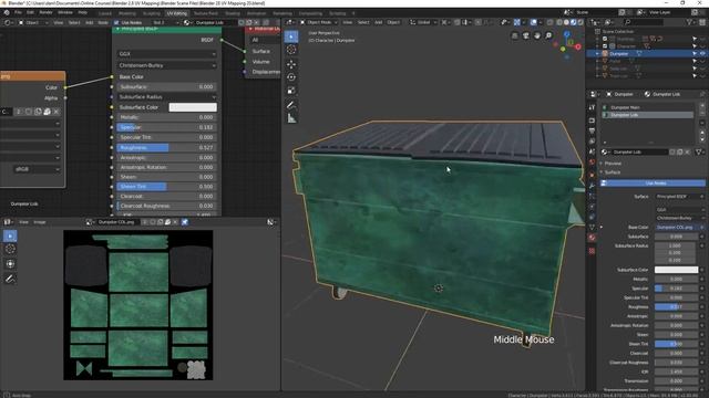 08. Applying the Texture Map to Different Materials