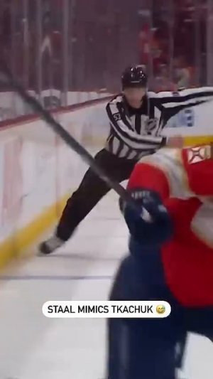 Jordan Staal's Matthew Tkachuk Impression